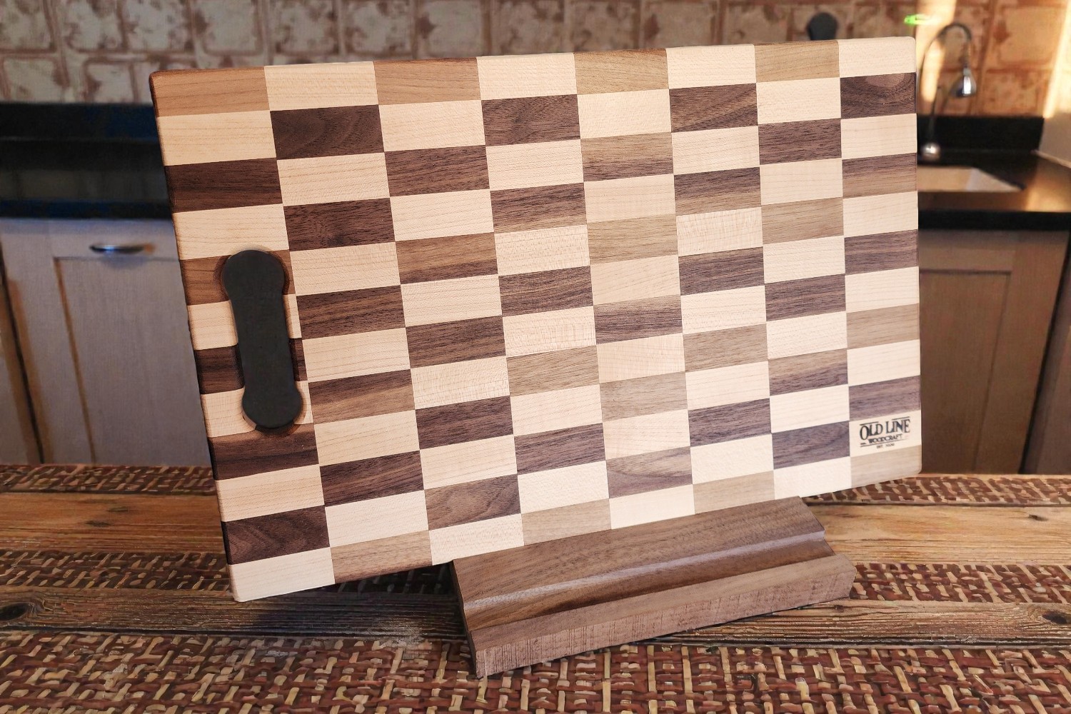Original Maple & Walnut Checker Style Board (#025)